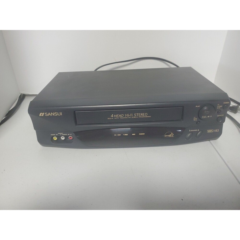 Sansui VHF6010D 4 Head  HI-FI Video Cassette Recorder VCR VHS Stereo Tested
